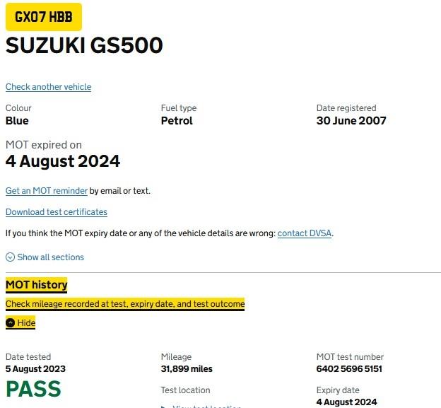 SUZUKI GS500 2002-2008 CARBURETTORS 32K
