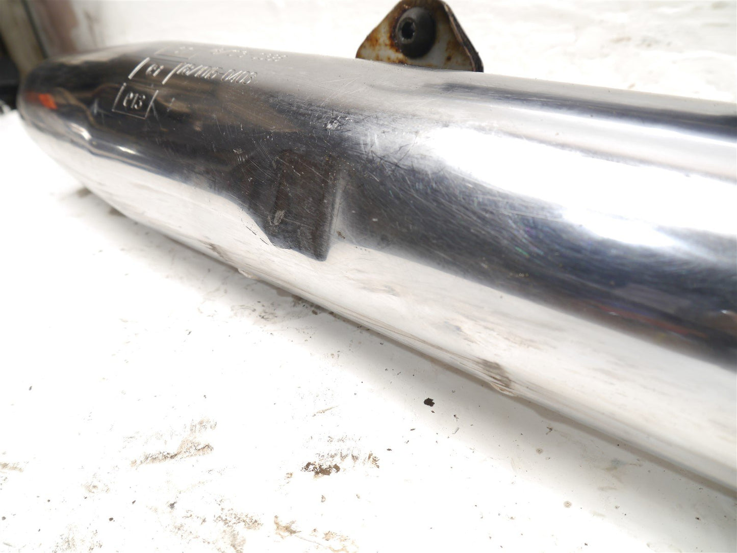 YAMAHA XVS 650 DRAGSTAR 1996-2007 REAR EXHAUST DOWNPIPE & LOWER SILENCER