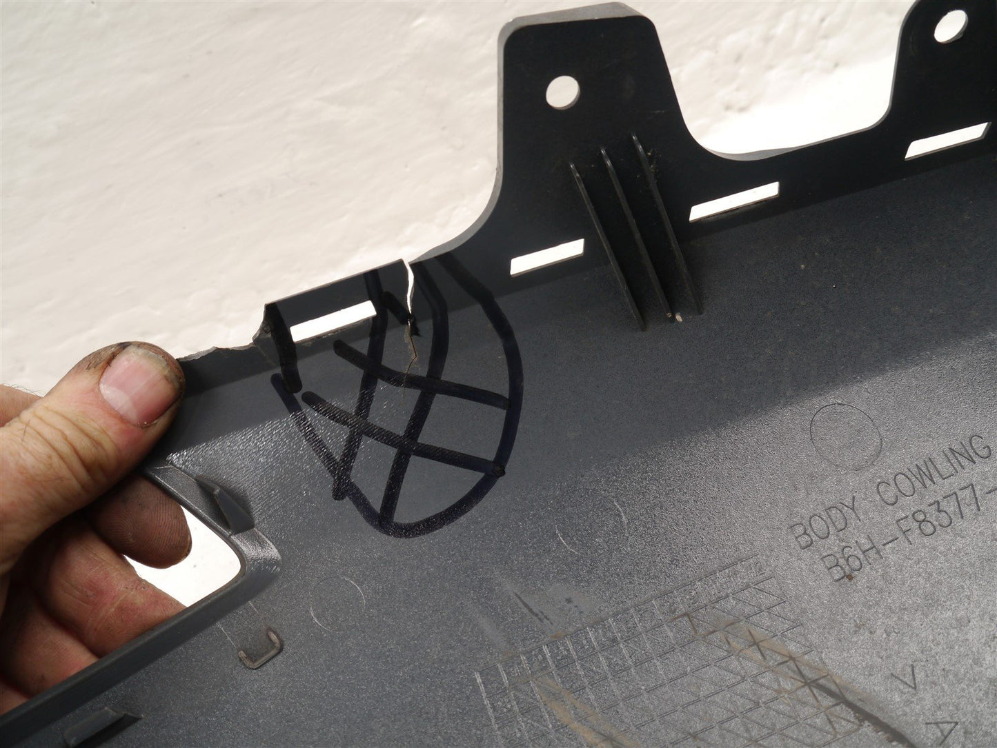YAMAHA GPD125 NMAX 2021-2023 FRONT RIGHT INDICATOR & FAIRING