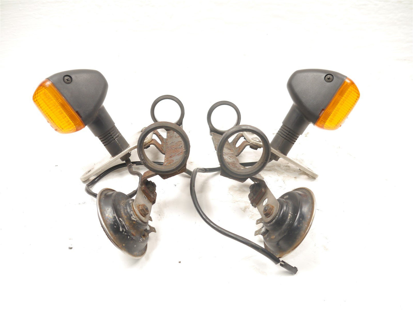 SUZUKI GSX750 W INAZUMA 1997-2002 HEADLIGHT MOUNTS & INDICATORS & HORNS