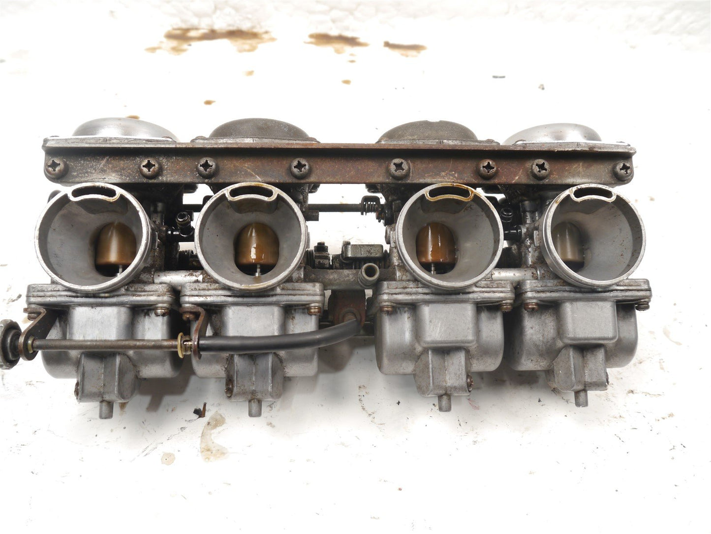 KAWASAKI Z550 F CARBURETTORS (FOR REBUILD)