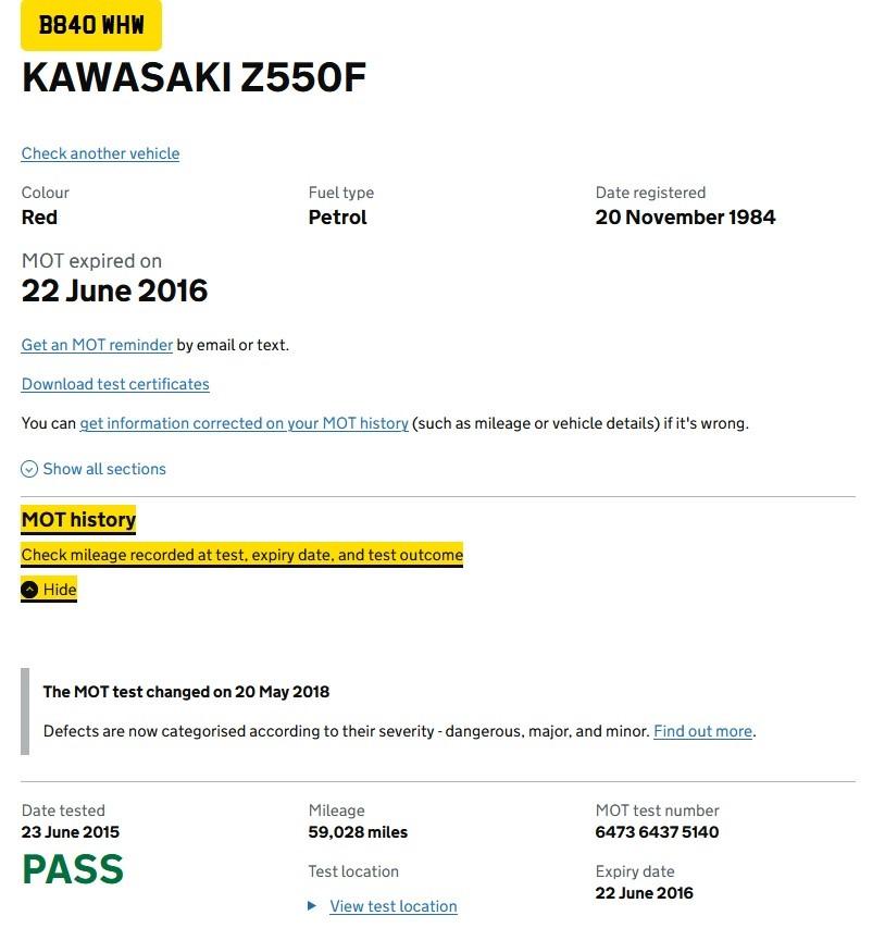 KAWASAKI Z550 F ENGINE