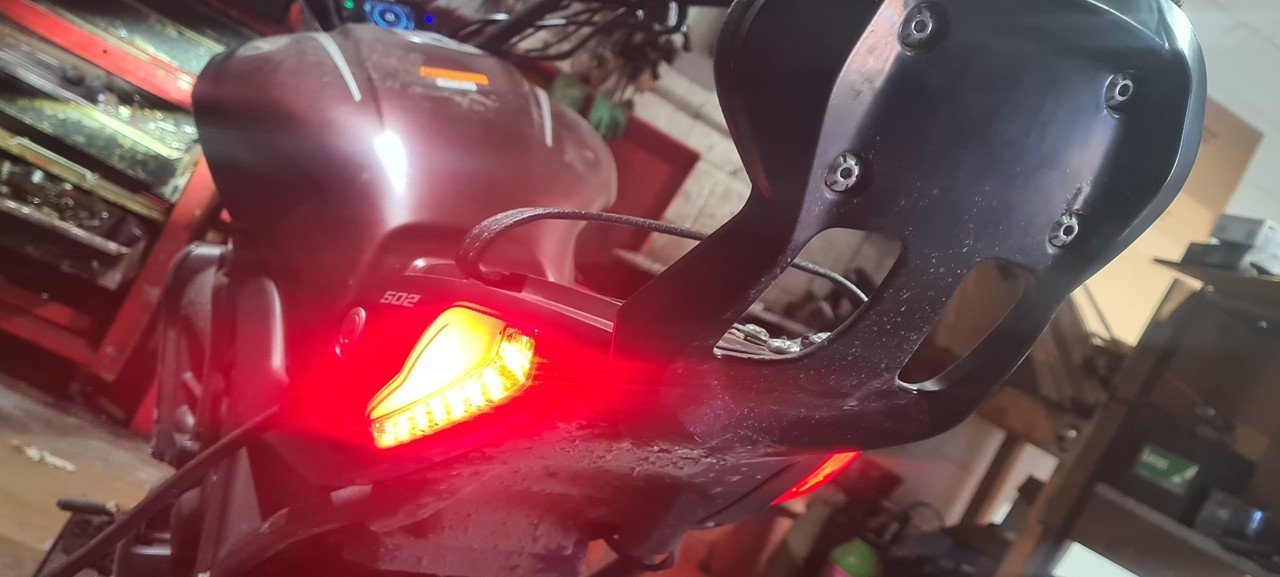BENELLI 502 C LEFT REAR LIGHT