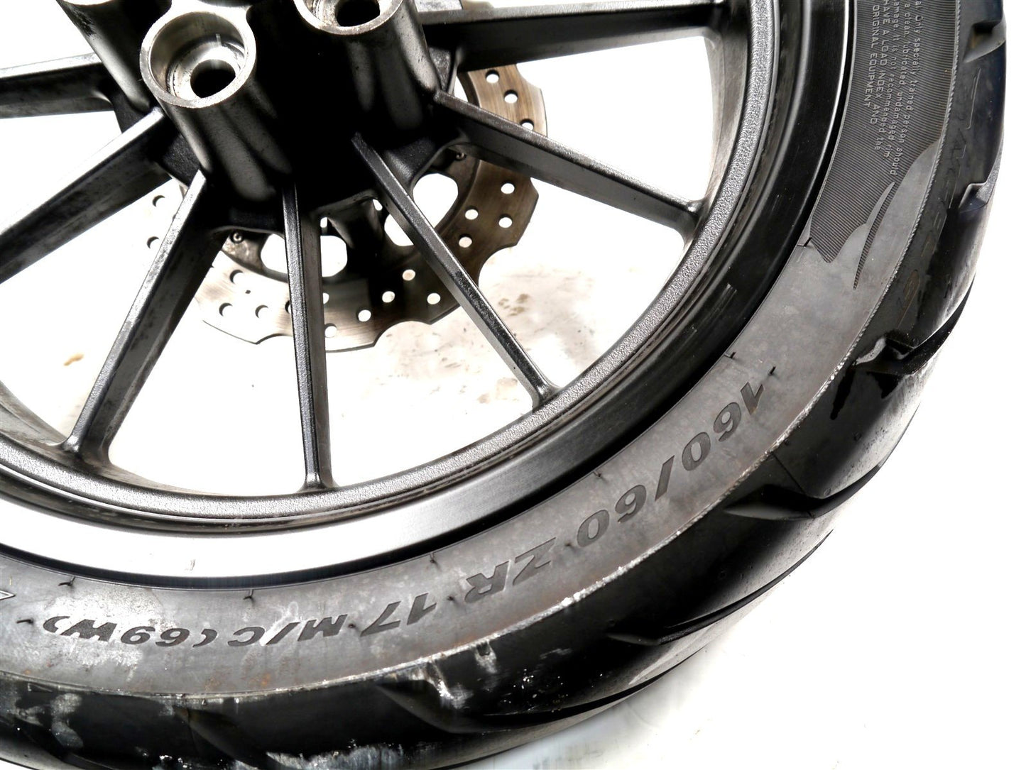 BENELLI 502 C REAR WHEEL & TIRE & BRAKE DISC