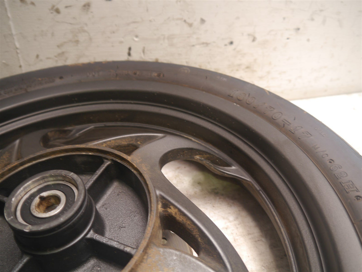 SYM WOLF SB125 2012-2021 REAR WHEEL WITH TIRE AND BRAKE DISC