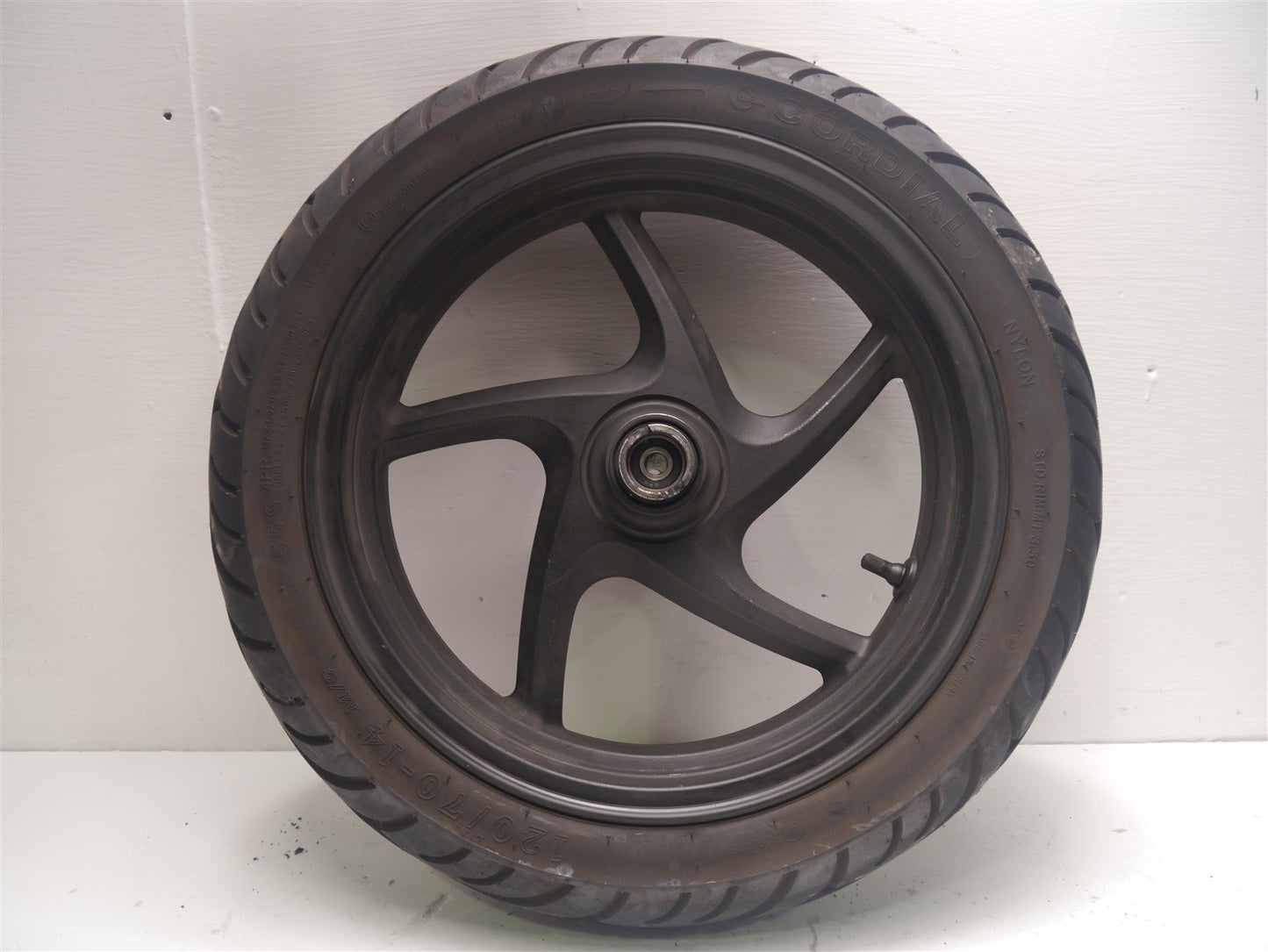 LEXMOTO ENIGMA 125 2019-2021 FRONT WHEEL AND TIRE