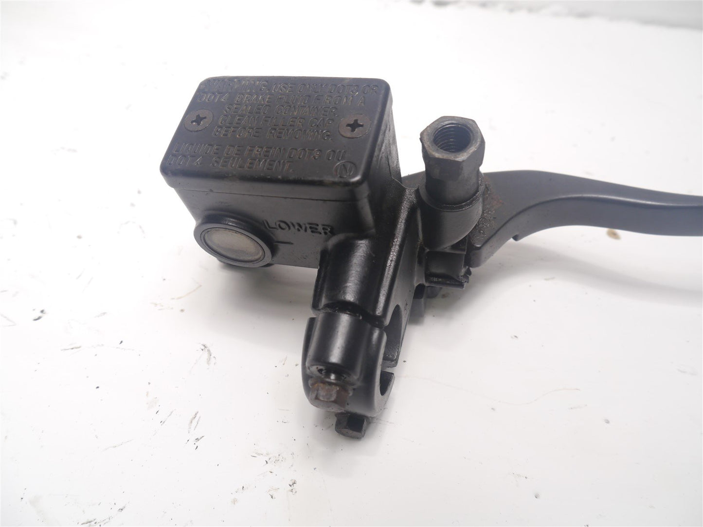 HONDA CB TWO FIFTY FRONT BRAKE MASTER CYLINDER AND LEVER