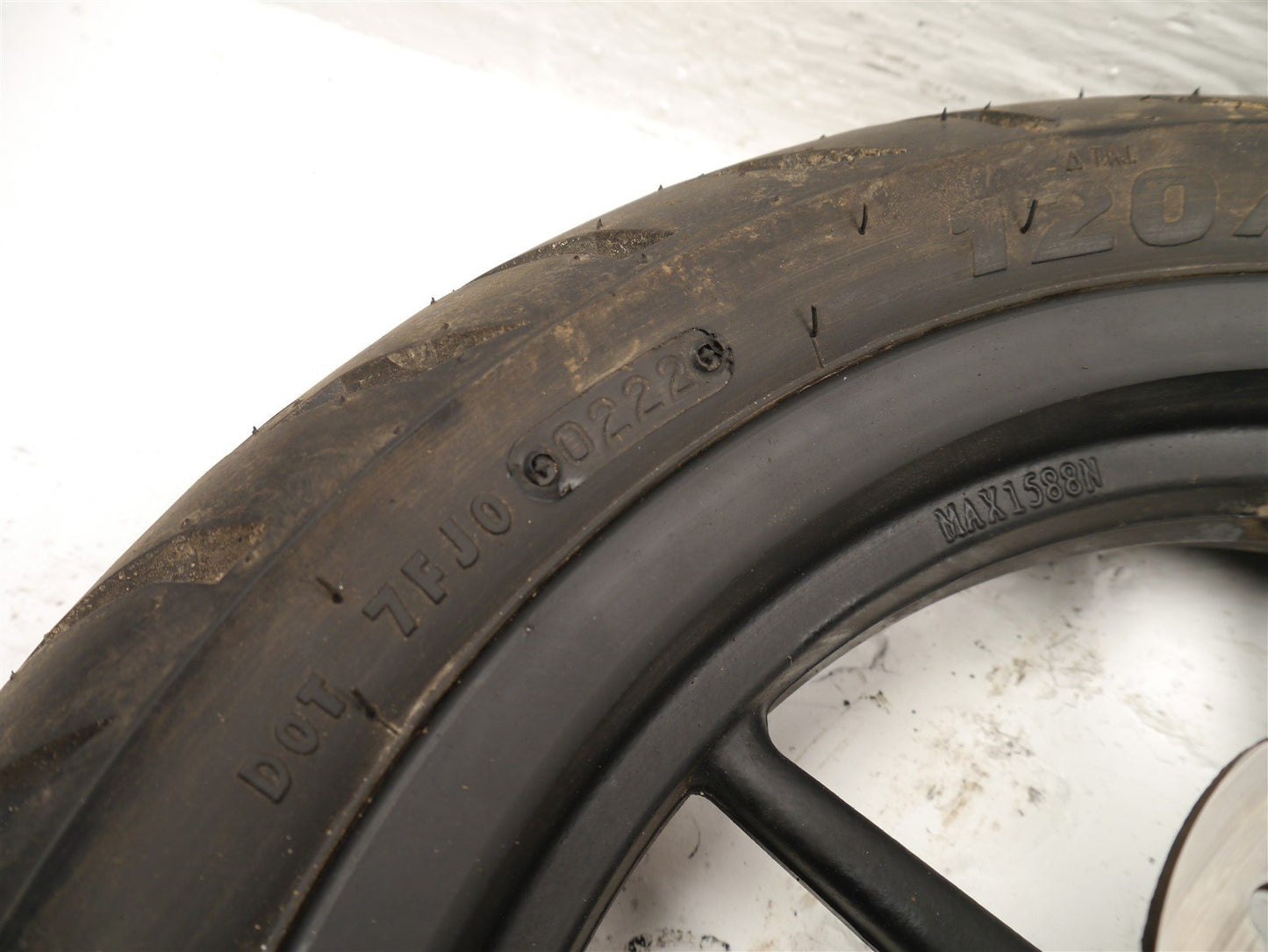 WK BIKES SX 125 2021-2023 FRONT WHEEL & TIRE WITH BRAKE DISC
