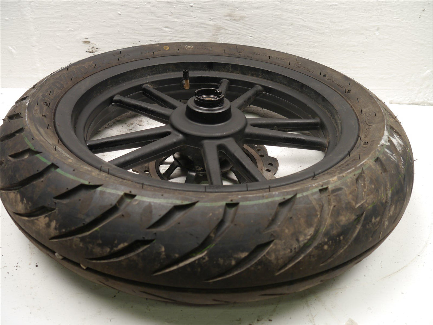 WK BIKES SX 125 2021-2023 FRONT WHEEL & TIRE WITH BRAKE DISC