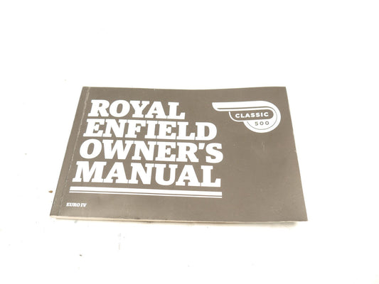 ROYAL ENFIELD CLASSIC 500 EURO 4 OWNERS MANUAL