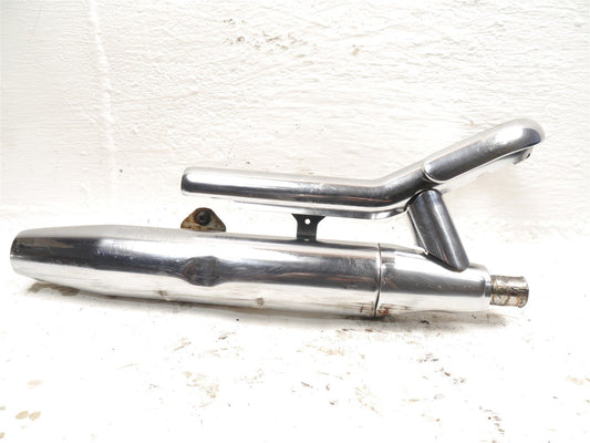 YAMAHA XVS 650 DRAGSTAR 1996-2007 REAR EXHAUST DOWNPIPE & LOWER SILENCER