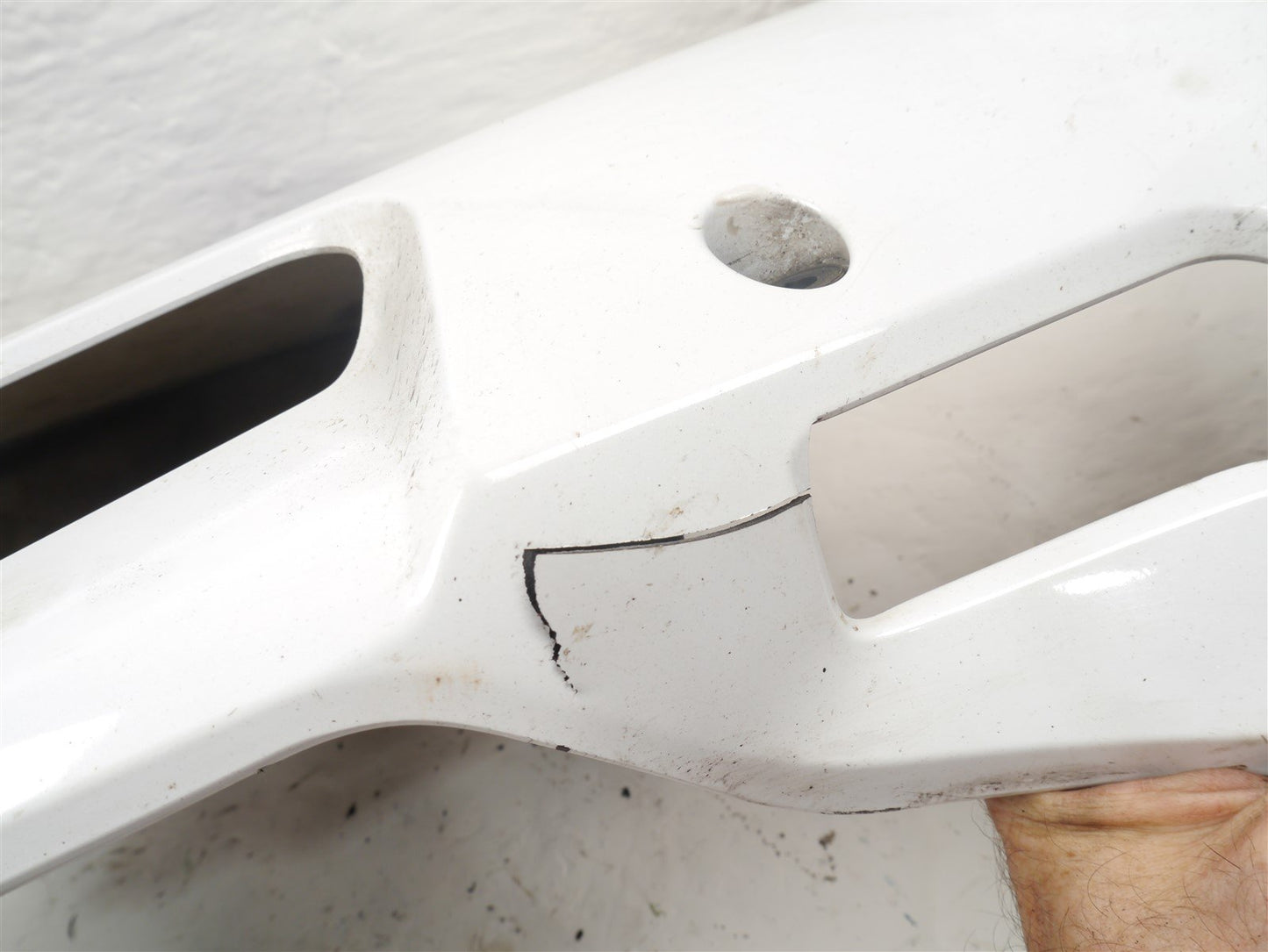 SUZUKI GS500 2002-2008 LEFT MAIN FAIRING (DAMAGED)