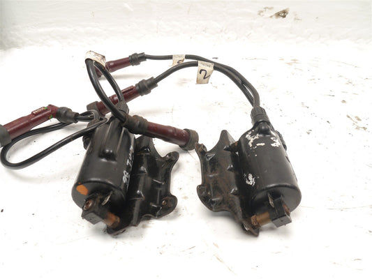 KAWASAKI GPZ600R IGNITION COIOLS & MOUNTS X 2