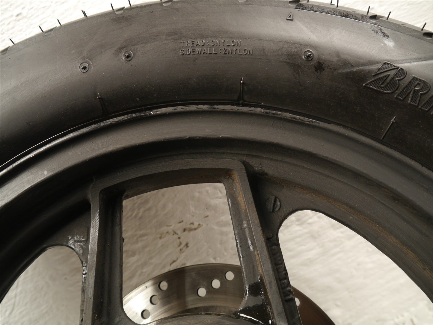 KAWASAKI GPZ600R REAR WHEEL & TIRE