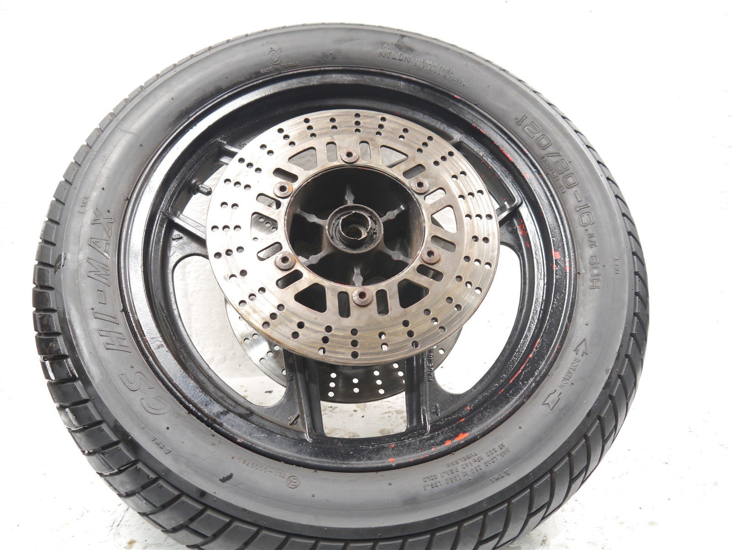 KAWASAKI GPZ600R FRONT WHEEL & BRAKE DISC