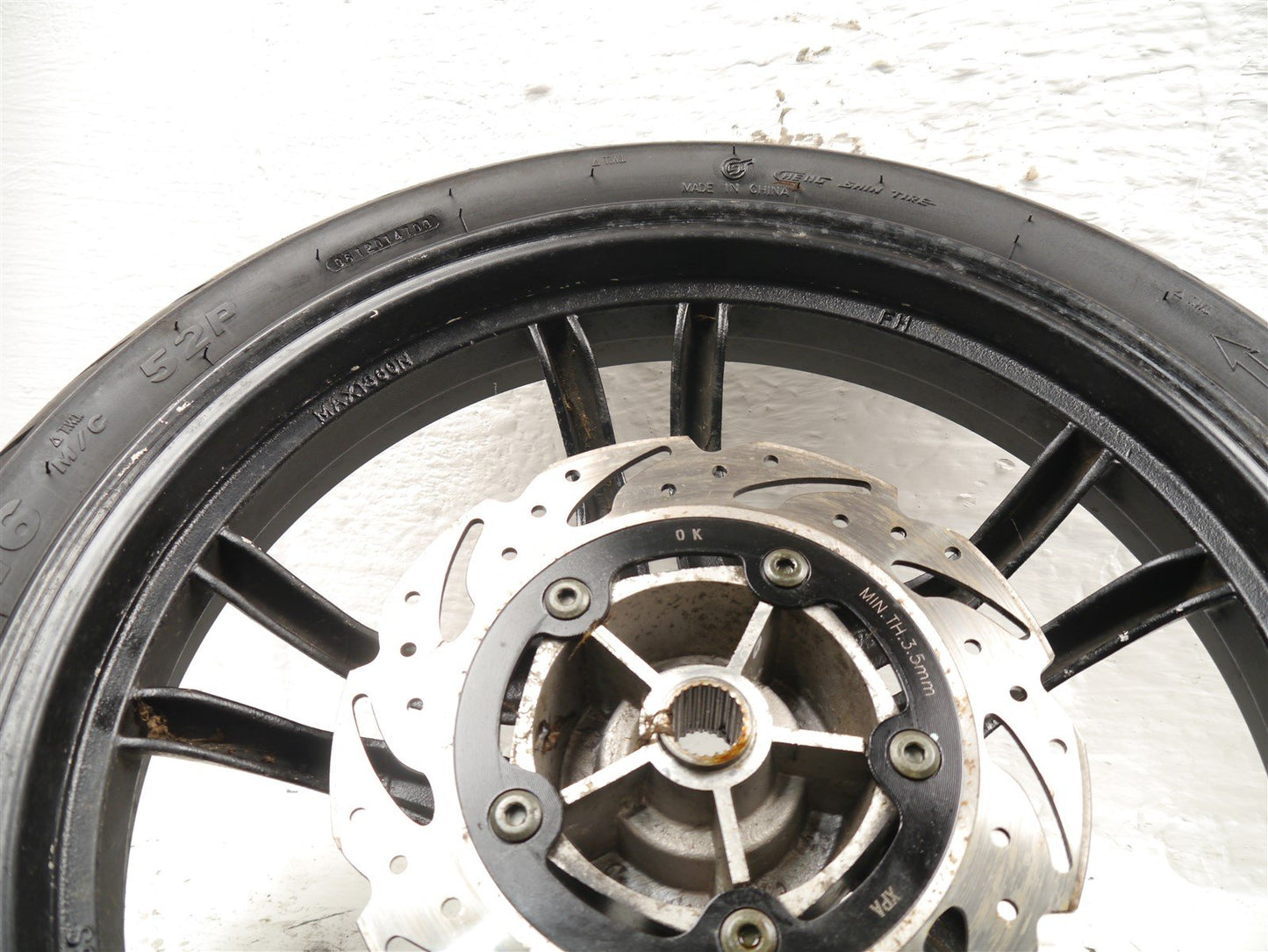 SYM SYMPHONY 125 2022-2024 REAR WHEEL & BRAKE DISC