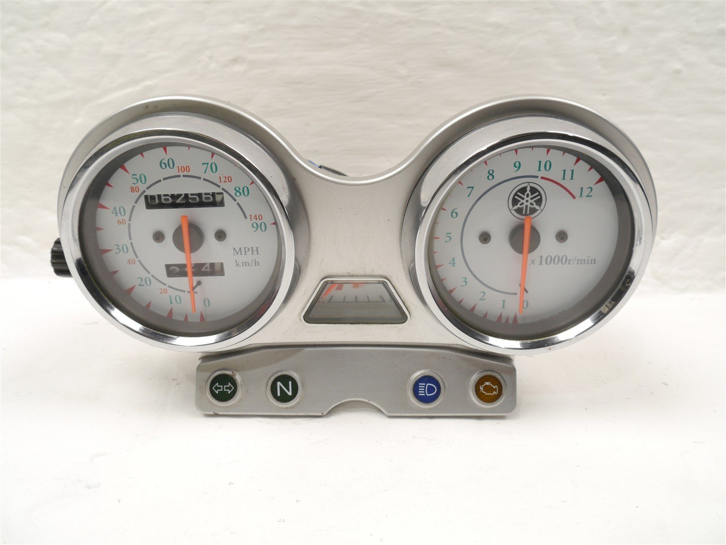 YAMAHA YBR125 CUSTOM CLOCKS INSTRUMENTS 6K