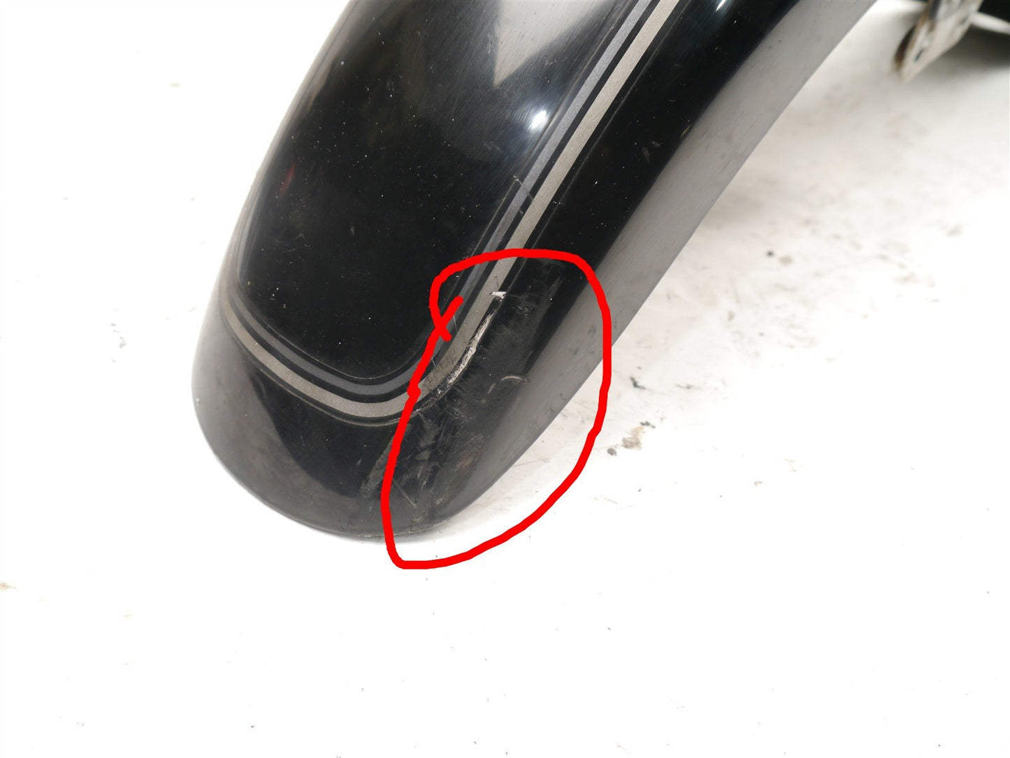 YAMAHA YBR125 CUSTOM FRONT MUDGUARD