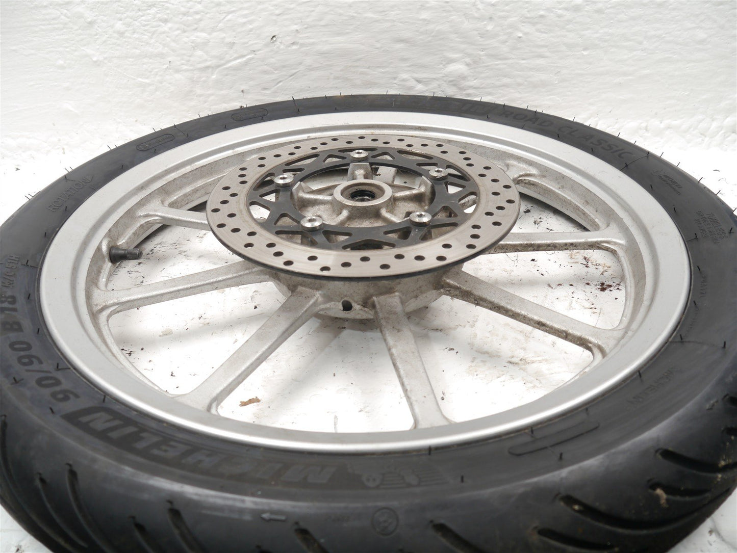 YAMAHA YBR125 CUSTOM FRONT WHEEL & TIRE & BRAKE DISC