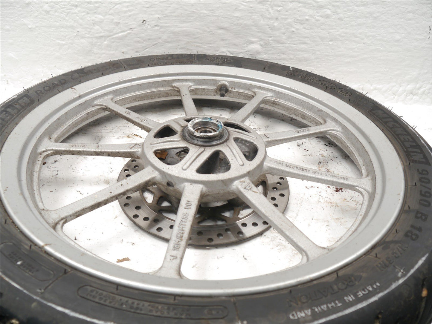 YAMAHA YBR125 CUSTOM FRONT WHEEL & TIRE & BRAKE DISC