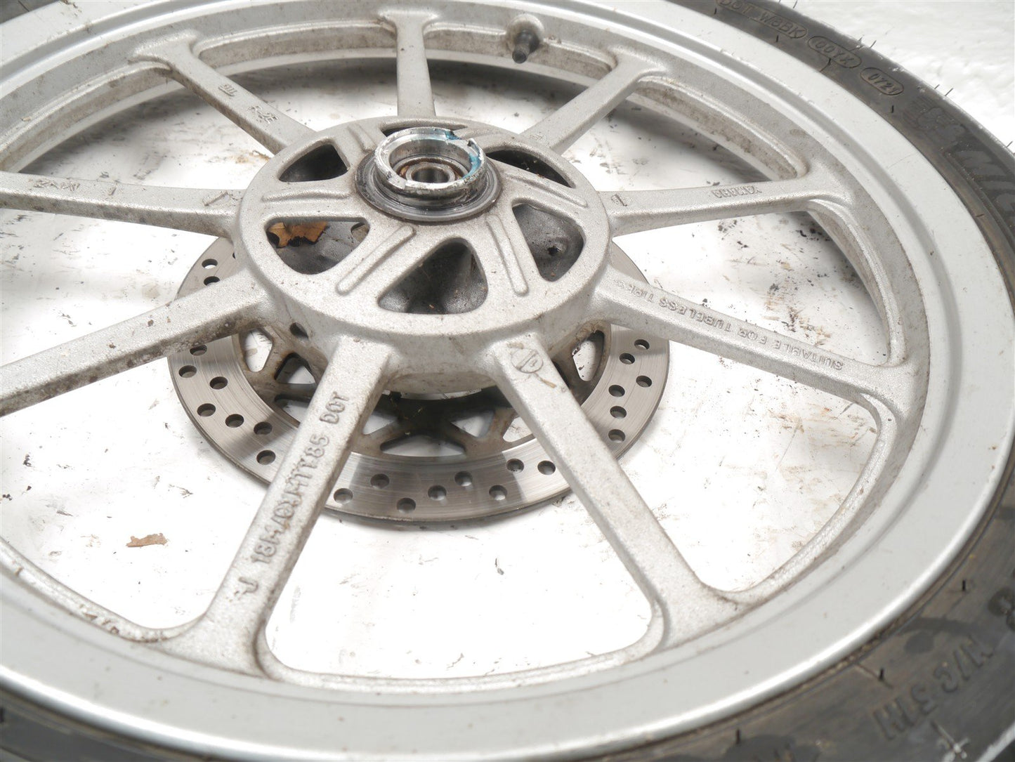 YAMAHA YBR125 CUSTOM FRONT WHEEL & TIRE & BRAKE DISC