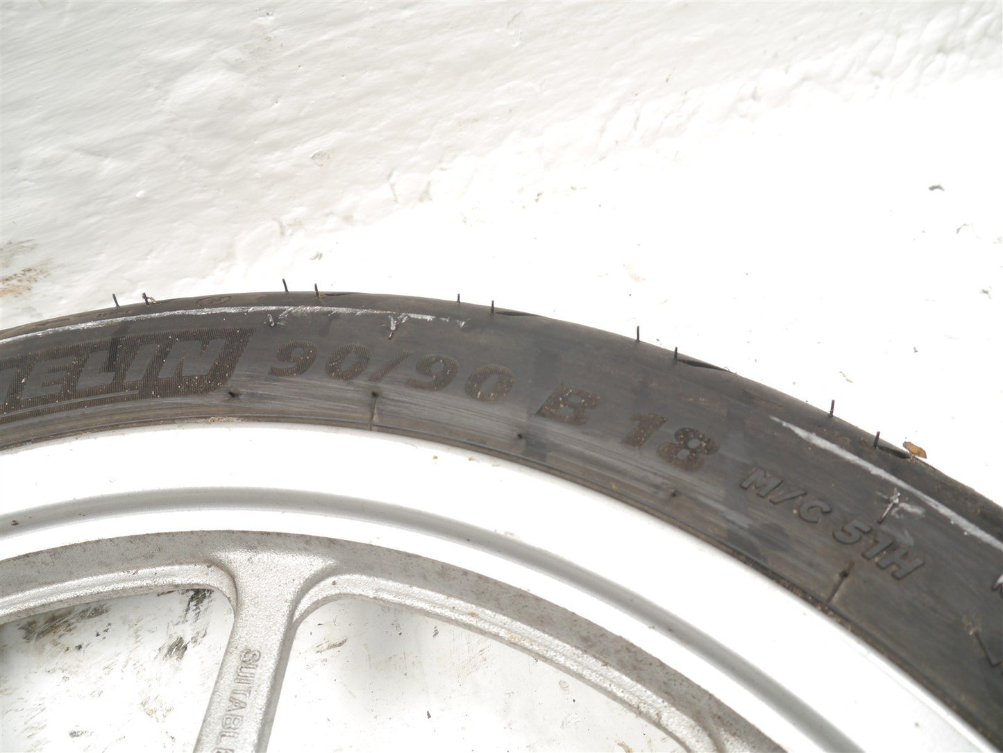 YAMAHA YBR125 CUSTOM FRONT WHEEL & TIRE & BRAKE DISC