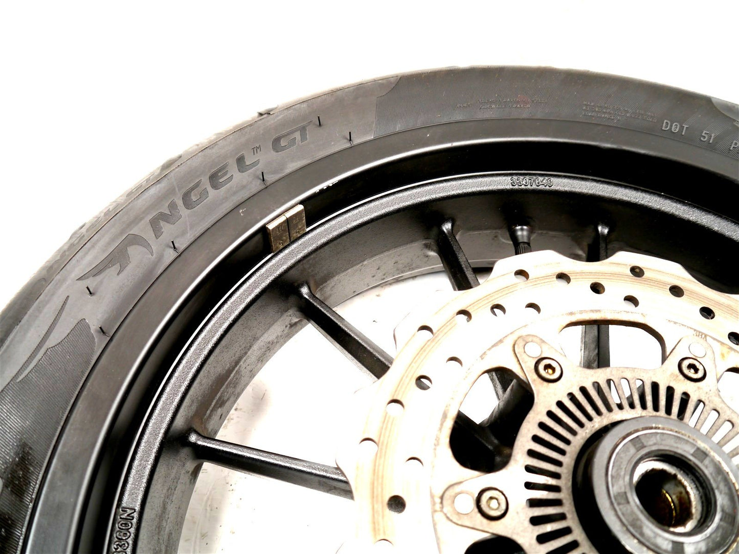 BENELLI 502 C REAR WHEEL & TIRE & BRAKE DISC