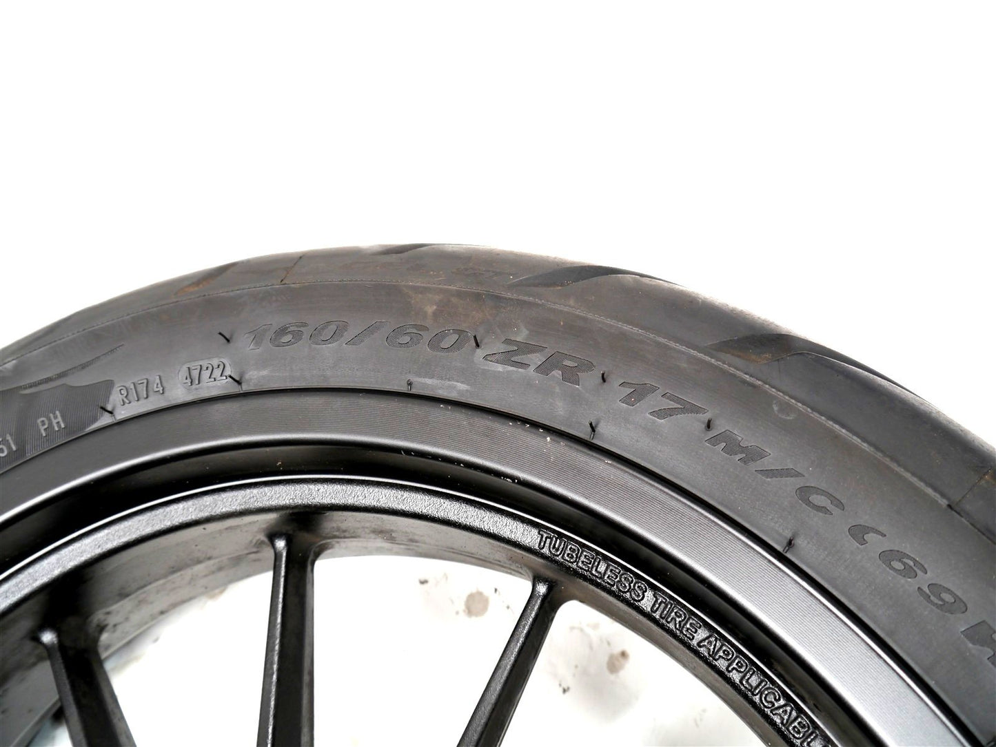 BENELLI 502 C REAR WHEEL & TIRE & BRAKE DISC
