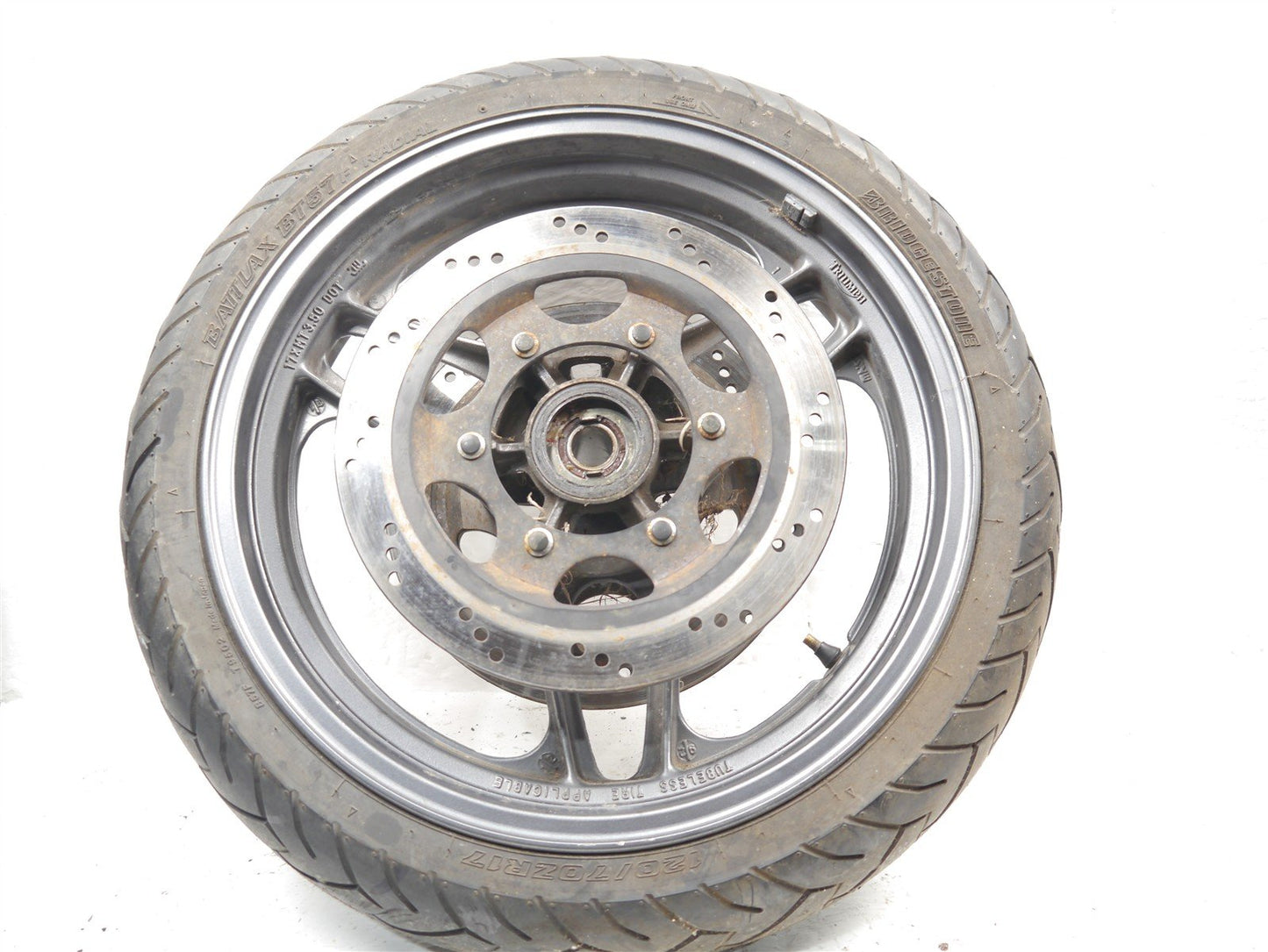 TRIUMPH TRIDENT SPRINT 900 1992-1998 FRONT WHEEL & BRAKE DISCS 14K