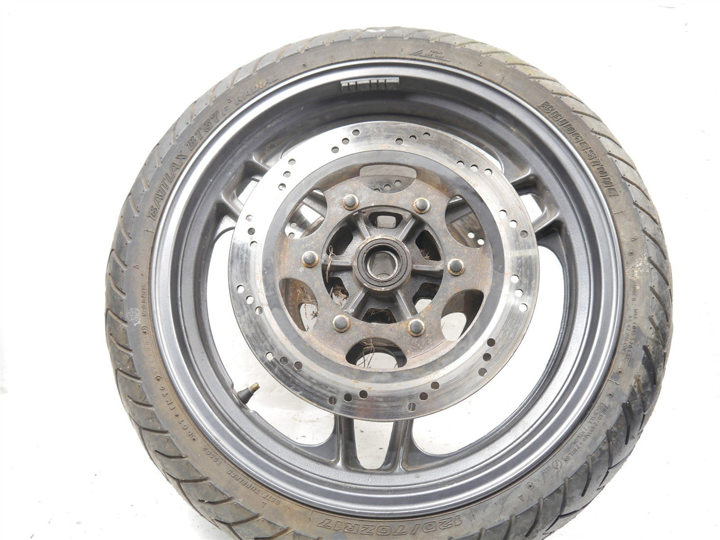 TRIUMPH TRIDENT SPRINT 900 1992-1998 FRONT WHEEL & BRAKE DISCS 14K