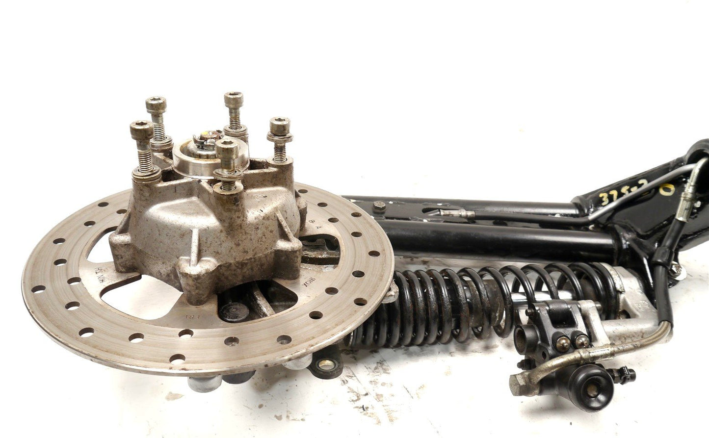 PIAGGIO MP3 400 2006-2012 FRONT RIGHT SUSPENSION SHOCK BRAKE DISC ASSEMBLY 7K