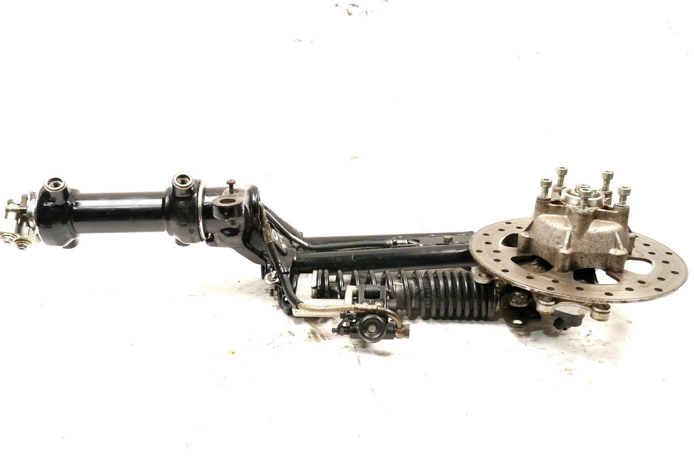 PIAGGIO MP3 400 2006-2012 FRONT LEFT SUSPENSION BRAKE DISC SHOCK ASSEMBLY 7K