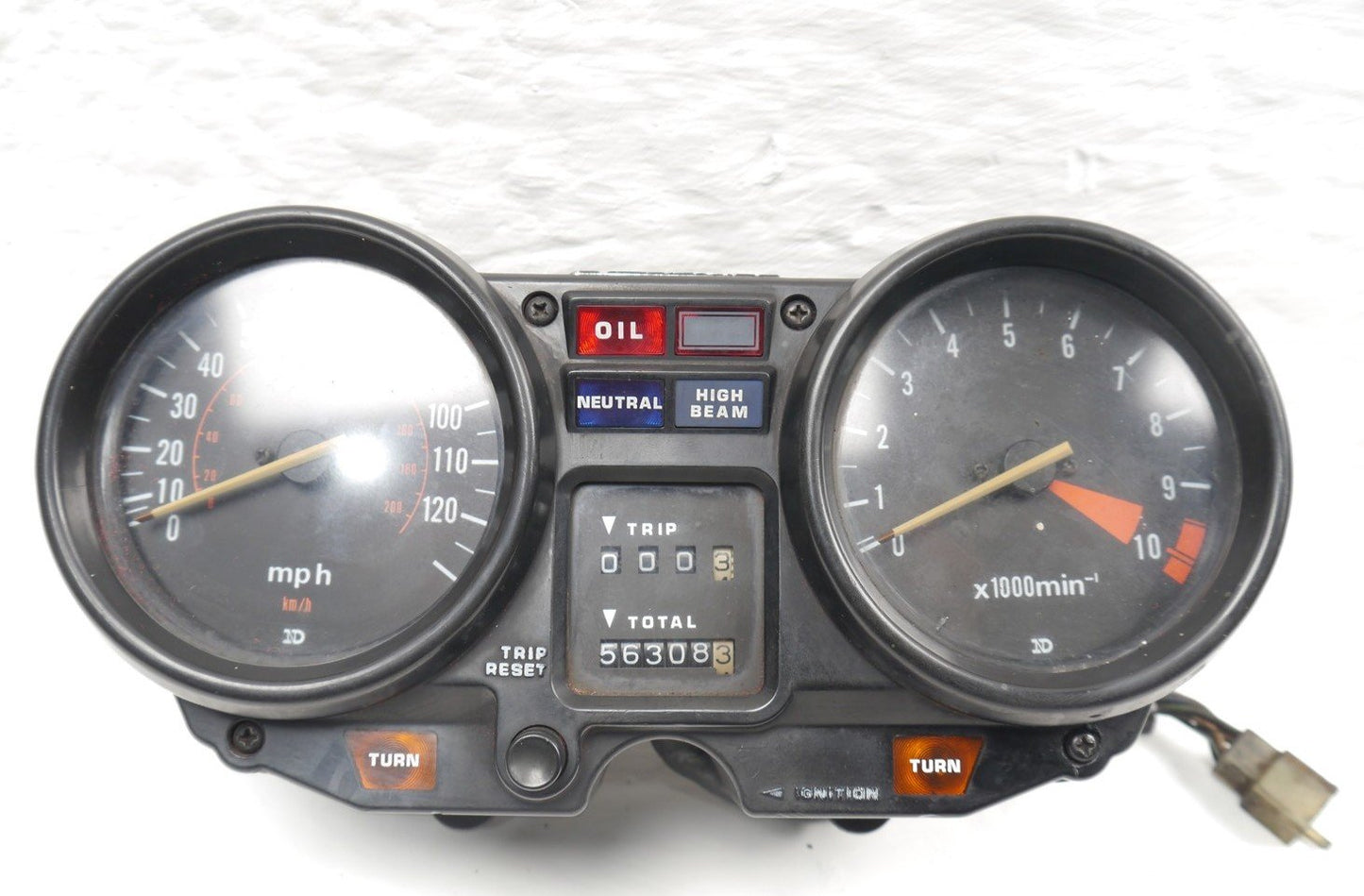 HONDA CB650 SC NIGHTHAWK 1982 CLOCKS SPEEDOMETER