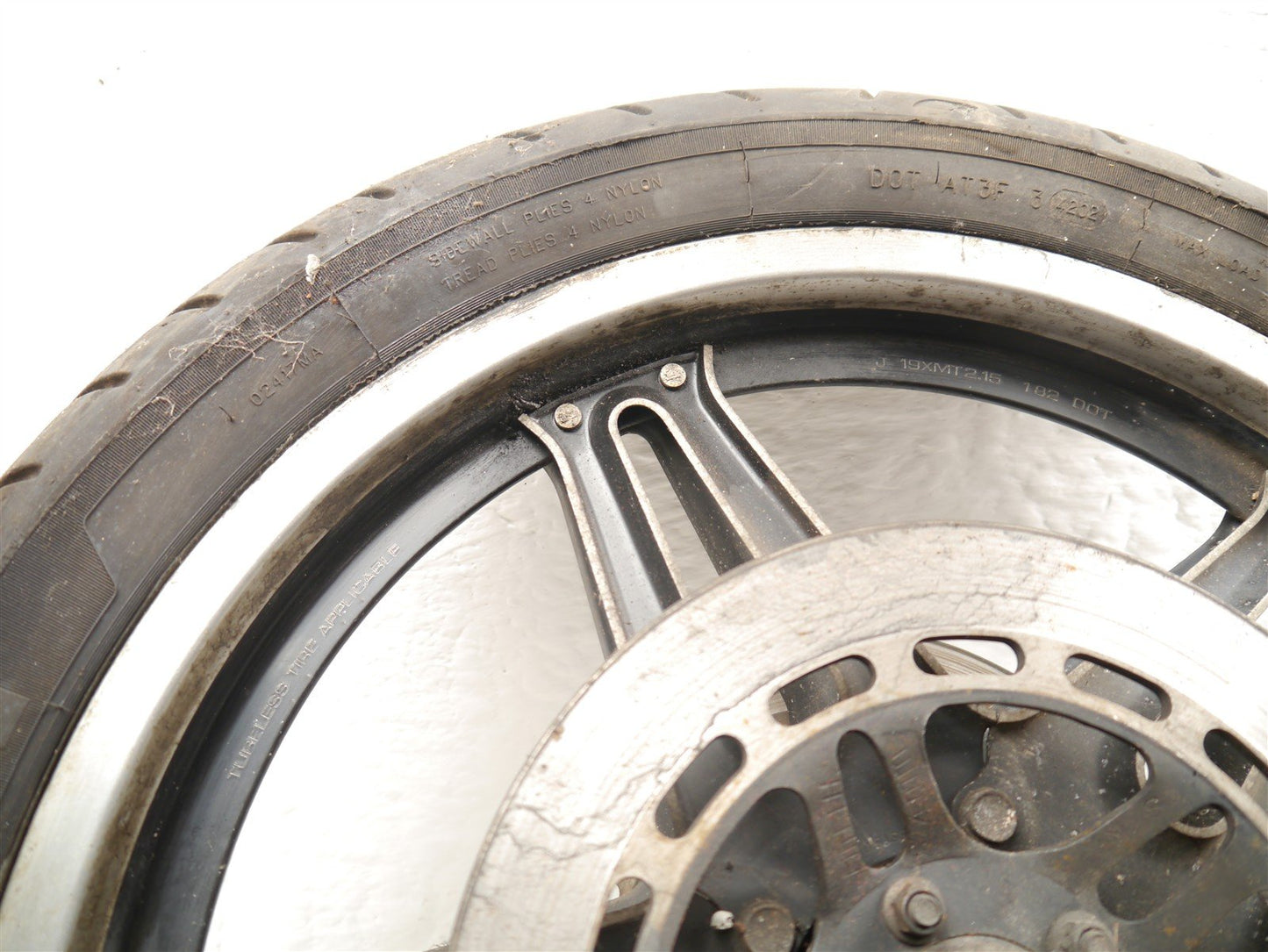 HONDA CB650 SC NIGHTHAWK 1982 FRONT WHEEL