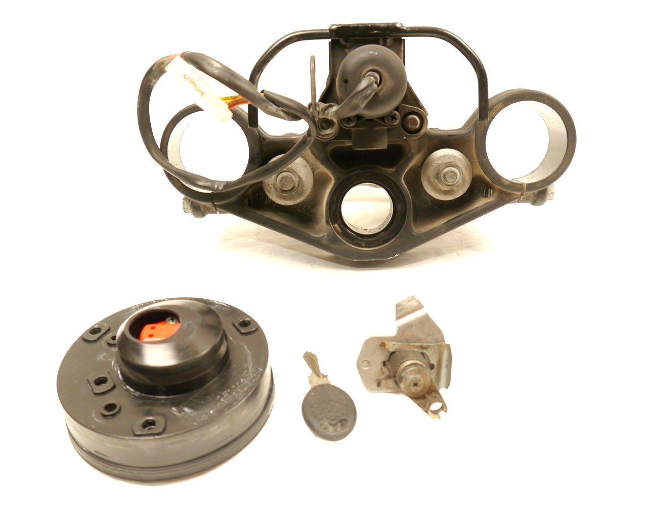 APRILIA CAPONORD ETV 1000 2001-2004 IGNITION SEAT FUEL LOCK SET & TOP FORK YOKE