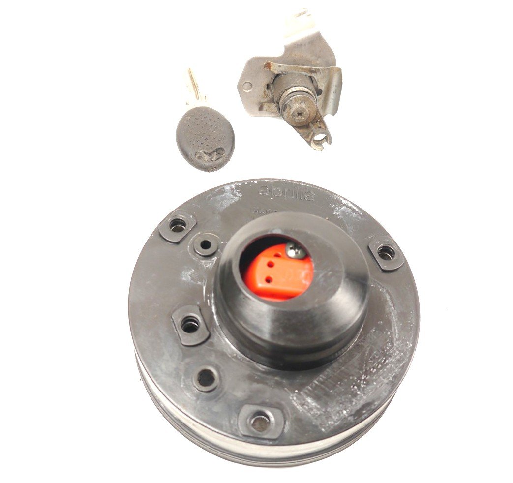 APRILIA CAPONORD ETV 1000 2001-2004 IGNITION SEAT FUEL LOCK SET & TOP FORK YOKE