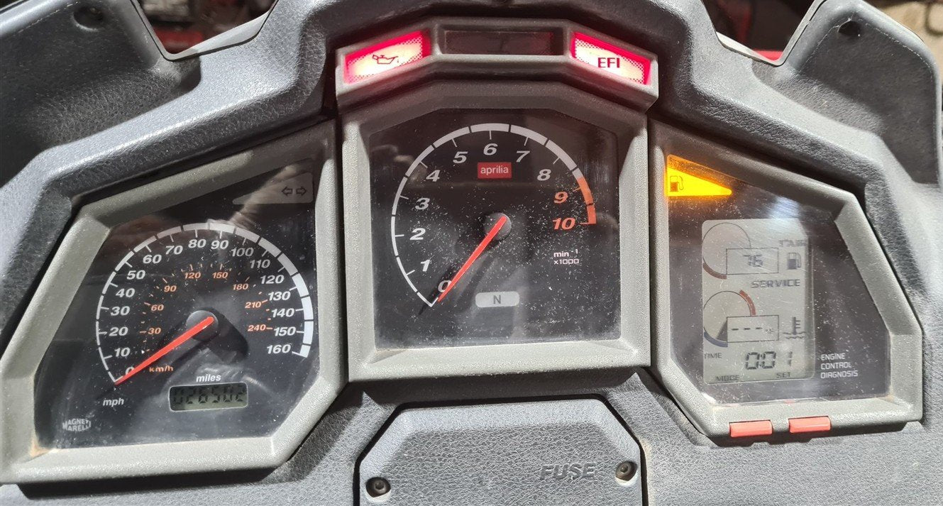 APRILIA CAPONORD ETV 1000 2001-2004 CLOCKS SPEEDOMETER INSTRUMENTS 26K