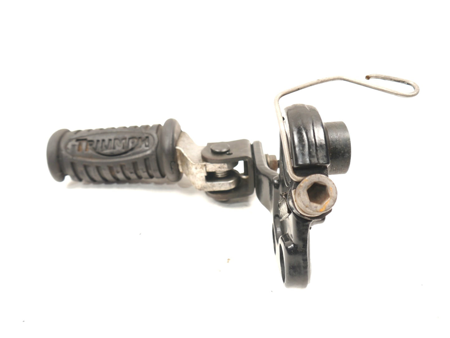 TRIUMPH BONNEVILLE 865 2008-2015 FRONT LEFT FOOTREST HANGER & PEG