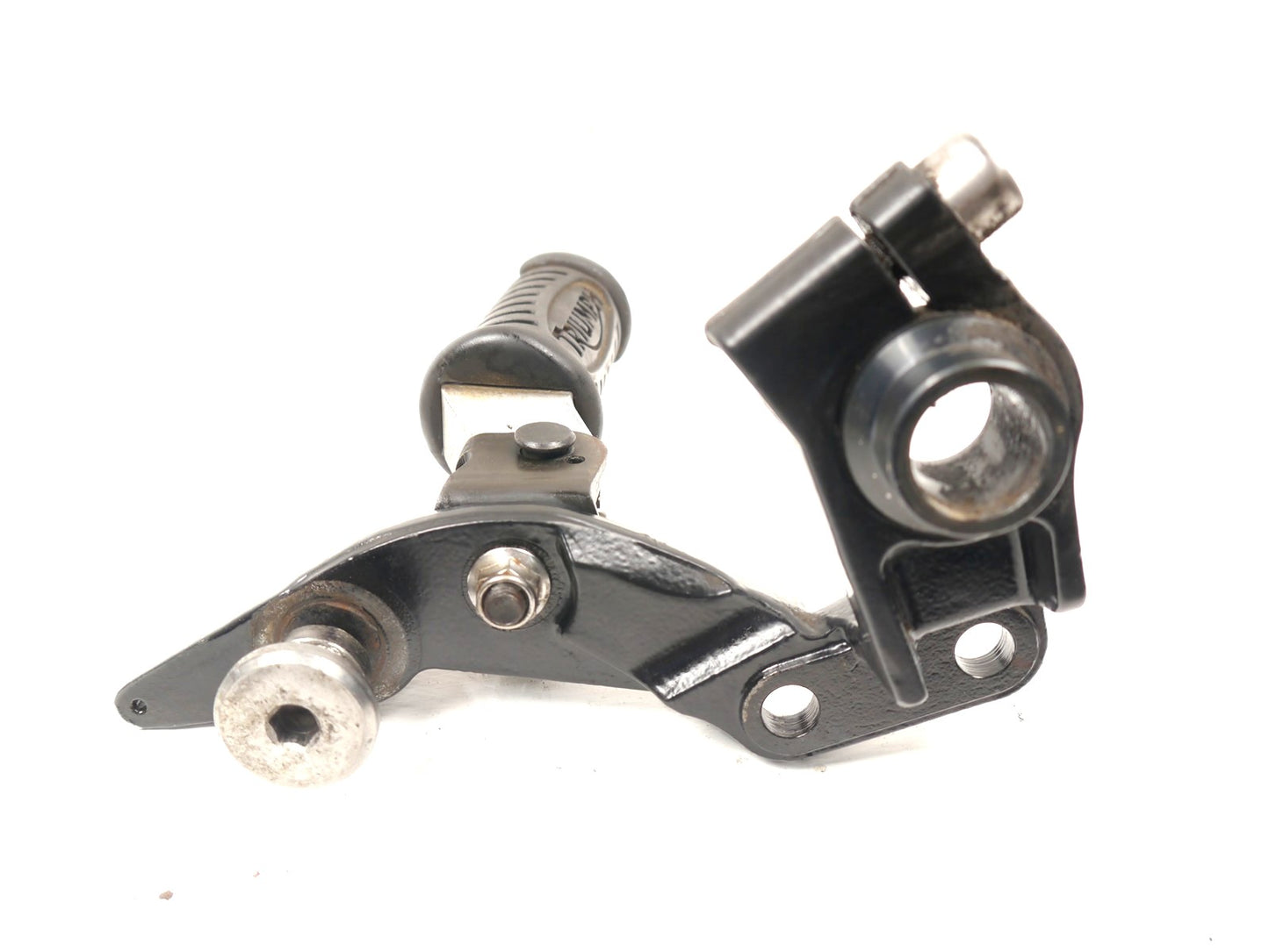 TRIUMPH BONNEVILLE 865 2008-2015 FRONT RIGHT FOOTREST HANGER & PEG