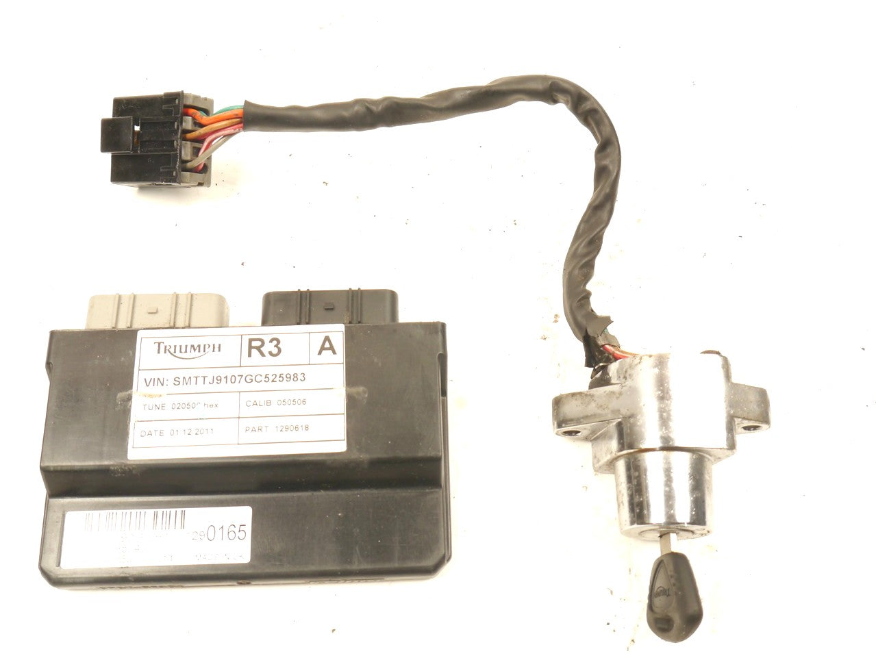 TRIUMPH BONNEVILLE 865 2008-2015 IGNITION SWITCH & CDI ECU
