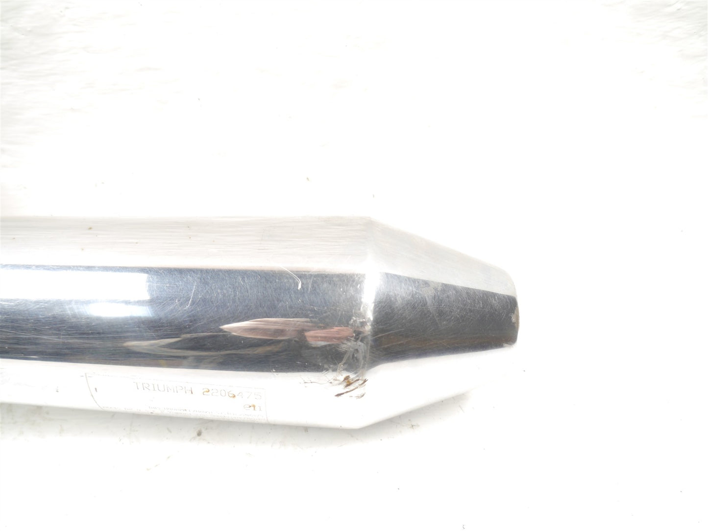 TRIUMPH BONNEVILLE 865 2008-2015 LEFT EXHAUST SILENCER (SCUFFED)