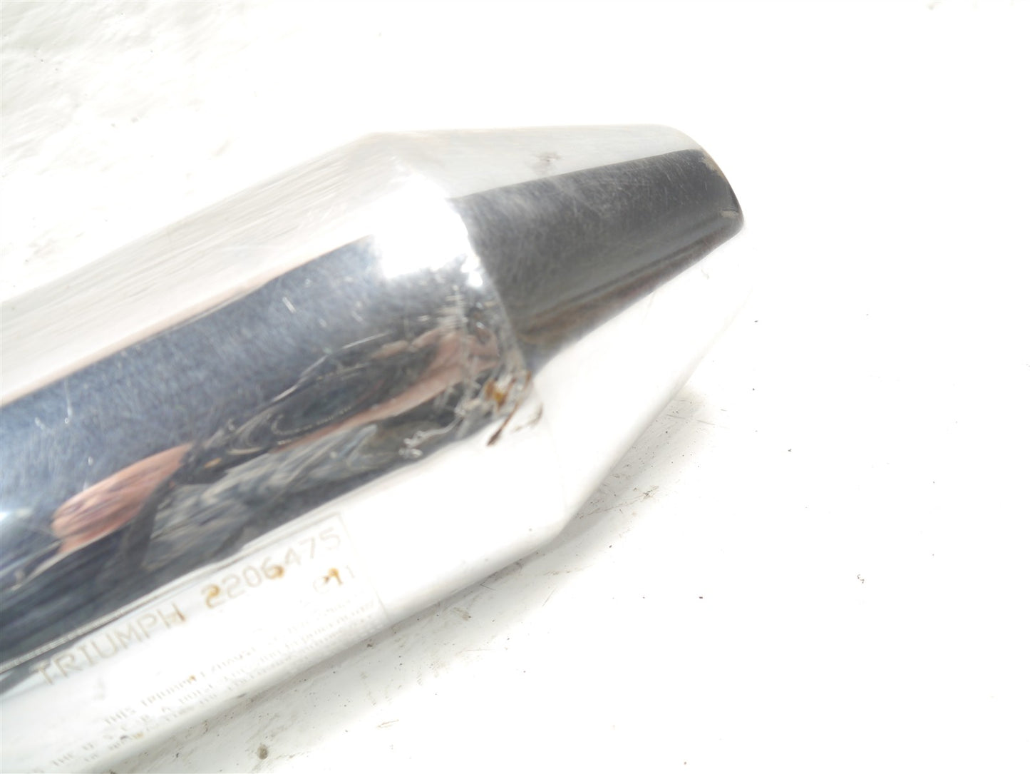 TRIUMPH BONNEVILLE 865 2008-2015 LEFT EXHAUST SILENCER (SCUFFED)