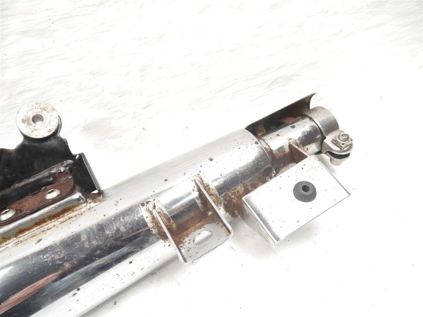 TRIUMPH BONNEVILLE 865 2008-2015 LEFT EXHAUST SILENCER (SCUFFED)