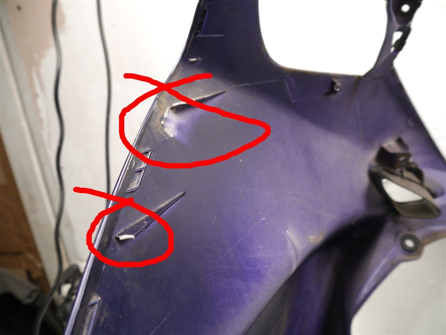 HONDA FJS600 SILVERWING 2011-2016 FRONT MAIN FAIRING *DAMAGED*