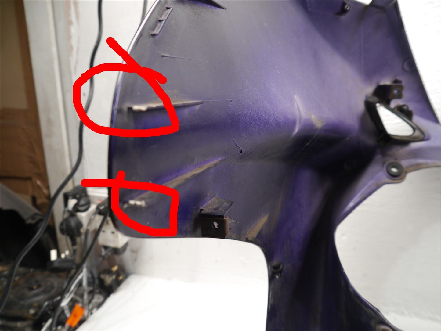 HONDA FJS600 SILVERWING 2011-2016 FRONT MAIN FAIRING *DAMAGED*